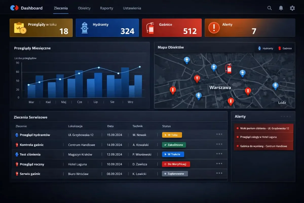 SafetyOS — Dashboard de Monitoreo de Seguridad contra Incendios y Mapeo Técnico
