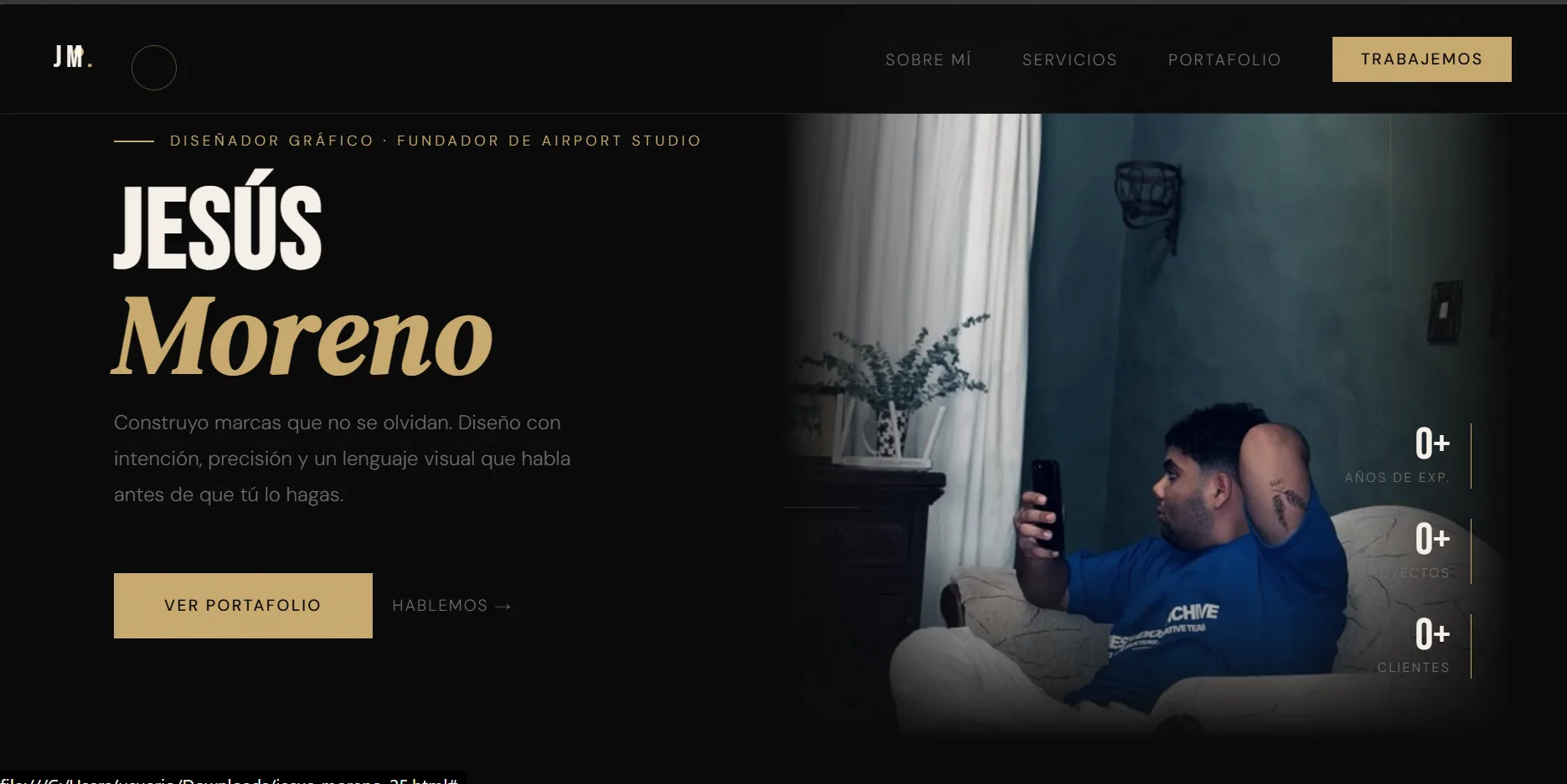 Jesús Moreno — Portafolio y Diseño Web